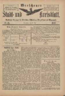 Wreschener Stadt und Kreisblatt: amtlicher Anzeiger für Wreschen, Miloslaw, Strzalkowo und Umgegend 1897.05.26 Nr42