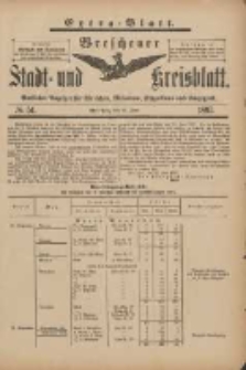 Wreschener Stadt und Kreisblatt: amtlicher Anzeiger f&uuml;r Wreschen, Miloslaw, Strzalkowo und Umgegend 1897.06.23 Nr51