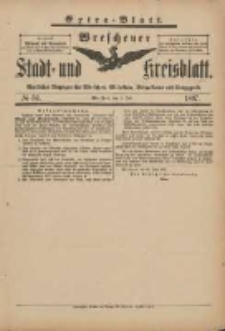 Wreschener Stadt und Kreisblatt: amtlicher Anzeiger f&uuml;r Wreschen, Miloslaw, Strzalkowo und Umgegend 1897.07.01 Nr54