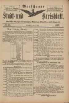 Wreschener Stadt und Kreisblatt: amtlicher Anzeiger für Wreschen, Miloslaw, Strzalkowo und Umgegend 1897.07.07 Nr56