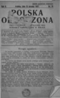 Polska Odrodzona: dwutygodnik poświęcony idei Kościoła Narodowego w Polsce. 1927 R.5 nr16
