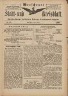 Wreschener Stadt und Kreisblatt: amtlicher Anzeiger für Wreschen, Miloslaw, Strzalkowo und Umgegend 1898.05.25 Nr44