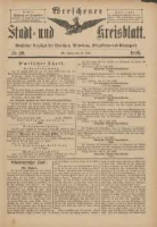Wreschener Stadt und Kreisblatt: amtlicher Anzeiger f&uuml;r Wreschen, Miloslaw, Strzalkowo und Umgegend 1898.07.13 Nr58