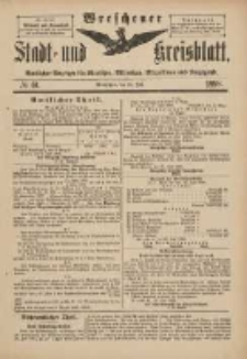 Wreschener Stadt und Kreisblatt: amtlicher Anzeiger f&uuml;r Wreschen, Miloslaw, Strzalkowo und Umgegend 1898.07.23 Nr61