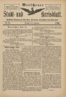 Wreschener Stadt und Kreisblatt: amtlicher Anzeiger f&uuml;r Wreschen, Miloslaw, Strzalkowo und Umgegend 1898.09.03 Nr73