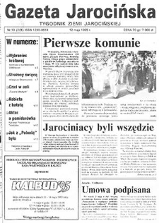 Gazeta Jarocińska 1995.05.12 Nr19(241)