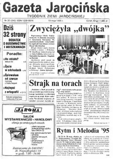 Gazeta Jarocińska 1995.05.19 Nr20(242)