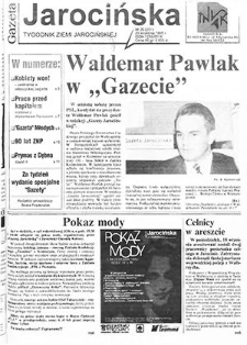 Gazeta Jarocińska 1995.09.29 Nr39(261)