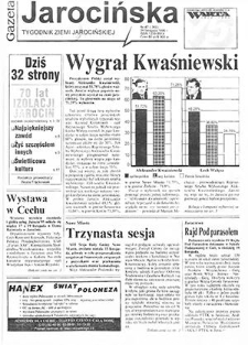 Gazeta Jarocińska 1995.11.24 Nr47(269)