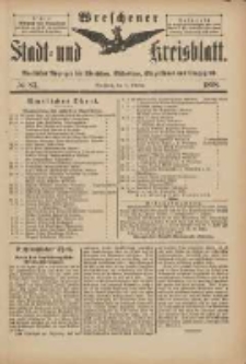 Wreschener Stadt und Kreisblatt: amtlicher Anzeiger f&uuml;r Wreschen, Miloslaw, Strzalkowo und Umgegend 1898.10.05 Nr83
