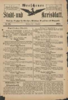 Wreschener Stadt und Kreisblatt: amtlicher Anzeiger f&uuml;r Wreschen, Miloslaw, Strzalkowo und Umgegend 1898.11.05 Nr93