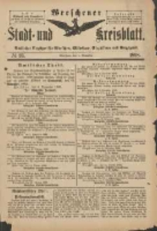 Wreschener Stadt und Kreisblatt: amtlicher Anzeiger für Wreschen, Miloslaw, Strzalkowo und Umgegend 1898.11.05 Nr93