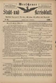 Wreschener Stadt und Kreisblatt: amtlicher Anzeiger für Wreschen, Miloslaw, Strzalkowo und Umgegend 1898.11.12 Nr95