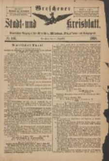Wreschener Stadt und Kreisblatt: amtlicher Anzeiger f&uuml;r Wreschen, Miloslaw, Strzalkowo und Umgegend 1898.12.21 Nr106