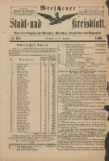 Wreschener Stadt und Kreisblatt: amtlicher Anzeiger f&uuml;r Wreschen, Miloslaw, Strzalkowo und Umgegend 1898.12.24 Nr107