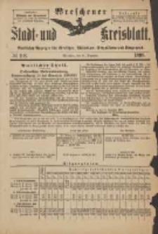 Wreschener Stadt und Kreisblatt: amtlicher Anzeiger f&uuml;r Wreschen, Miloslaw, Strzalkowo und Umgegend 1898.12.28 Nr108