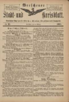 Wreschener Stadt und Kreisblatt: amtlicher Anzeiger f&uuml;r Wreschen, Miloslaw, Strzalkowo und Umgegend 1899.02.25 Nr16