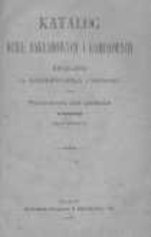 Katalog dzieł nakładowych i komisowych Księgarni G. Gebethnera i Sp&oacute;łki oraz Wydawnictwa dziel katolickich w Krakowie
