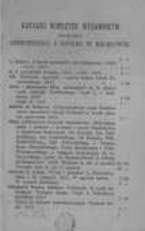 Katalog nowszych wydawnictw Księgarni Gebethnera i Sp&oacute;łki w Krakowie