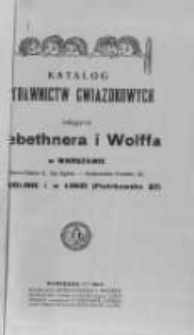 Katalog wydawnictw gwiazdkowych Księgarni Gebethnera i Wolffa w Warszawie