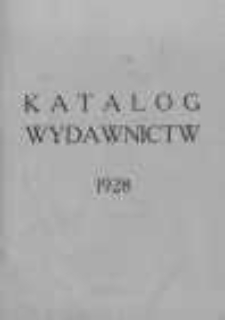 Katalogi wydawnictw 1928
