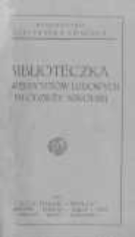 Bibljoteczka uniwersytet&oacute;w ludowych i młodzieży szkolnej