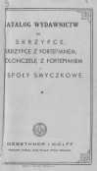 Katalog wydawnictw na skrzypce, skrzypce z fortepianem, wiolonczelę z fortepianem i zespoły smyczkowe