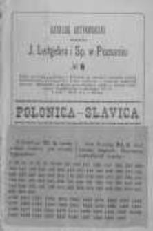 Katalog antykwarski Księgarni J. Leitgebra i Sp. w Poznaniu. No 6