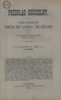 Przegląd Kościelny: pismo miesięczne poświęcone nauce katolickiej i życiu kościelnemu 1888 listopad R.10