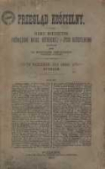 Przegląd Kościelny: pismo miesięczne poświęcone nauce katolickiej i życiu kościelnemu 1890 styczeń R.12