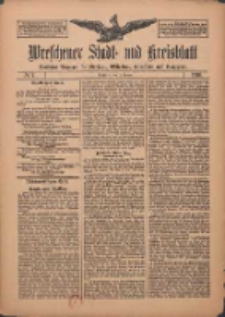 Wreschener Stadt und Kreisblatt: amtlicher Anzeiger für Wreschen, Miloslaw, Strzalkowo und Umgegend 1910.01.15 Nr7