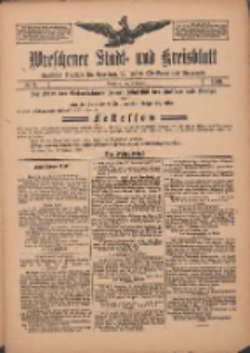 Wreschener Stadt und Kreisblatt: amtlicher Anzeiger f&uuml;r Wreschen, Miloslaw, Strzalkowo und Umgegend 1910.01.18 Nr8