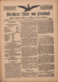 Wreschener Stadt und Kreisblatt: amtlicher Anzeiger f&uuml;r Wreschen, Miloslaw, Strzalkowo und Umgegend 1910.01.25 Nr11