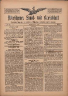 Wreschener Stadt und Kreisblatt: amtlicher Anzeiger f&uuml;r Wreschen, Miloslaw, Strzalkowo und Umgegend 1910.01.29 Nr13
