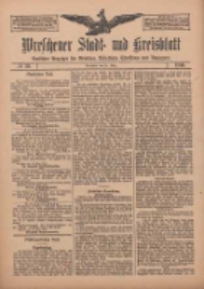 Wreschener Stadt und Kreisblatt: amtlicher Anzeiger f&uuml;r Wreschen, Miloslaw, Strzalkowo und Umgegend 1910.03.24 Nr36