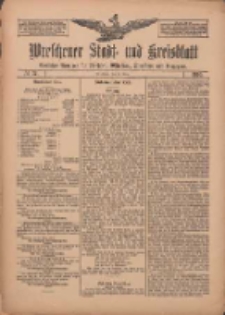Wreschener Stadt und Kreisblatt: amtlicher Anzeiger f&uuml;r Wreschen, Miloslaw, Strzalkowo und Umgegend 1910.03.26 Nr37