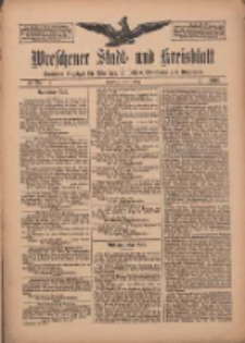 Wreschener Stadt und Kreisblatt: amtlicher Anzeiger f&uuml;r Wreschen, Miloslaw, Strzalkowo und Umgegend 1910.03.31 Nr38