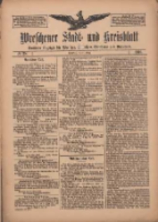 Wreschener Stadt und Kreisblatt: amtlicher Anzeiger für Wreschen, Miloslaw, Strzalkowo und Umgegend 1910.03.31 Nr38