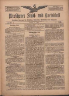 Wreschener Stadt und Kreisblatt: amtlicher Anzeiger für Wreschen, Miloslaw, Strzalkowo und Umgegend 1910.04.02 Nr39