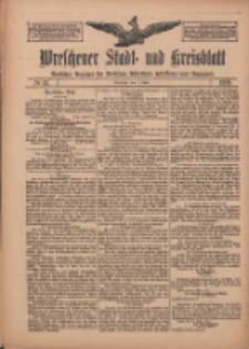 Wreschener Stadt und Kreisblatt: amtlicher Anzeiger f&uuml;r Wreschen, Miloslaw, Strzalkowo und Umgegend 1910.04.07 Nr41