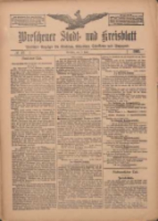 Wreschener Stadt und Kreisblatt: amtlicher Anzeiger f&uuml;r Wreschen, Miloslaw, Strzalkowo und Umgegend 1910.04.09 Nr42