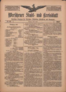 Wreschener Stadt und Kreisblatt: amtlicher Anzeiger f&uuml;r Wreschen, Miloslaw, Strzalkowo und Umgegend 1910.04.26 Nr49