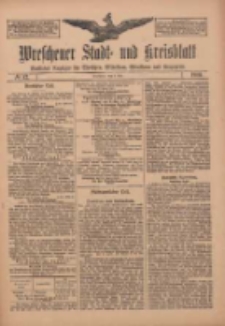Wreschener Stadt und Kreisblatt: amtlicher Anzeiger f&uuml;r Wreschen, Miloslaw, Strzalkowo und Umgegend 1910.05.03 Nr52
