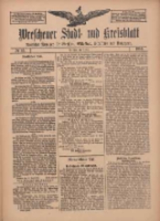 Wreschener Stadt und Kreisblatt: amtlicher Anzeiger f&uuml;r Wreschen, Miloslaw, Strzalkowo und Umgegend 1910.05.05 Nr53