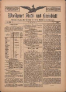 Wreschener Stadt und Kreisblatt: amtlicher Anzeiger f&uuml;r Wreschen, Miloslaw, Strzalkowo und Umgegend 1910.05.14 Nr58