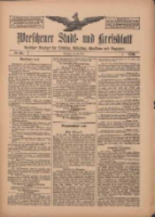 Wreschener Stadt und Kreisblatt: amtlicher Anzeiger f&uuml;r Wreschen, Miloslaw, Strzalkowo und Umgegend 1910.05.21 Nr60