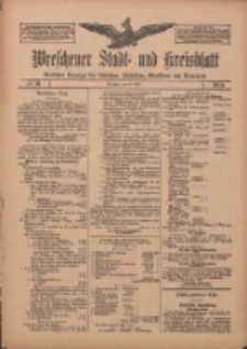 Wreschener Stadt und Kreisblatt: amtlicher Anzeiger f&uuml;r Wreschen, Miloslaw, Strzalkowo und Umgegend 1910.05.24 Nr61