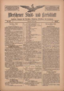 Wreschener Stadt und Kreisblatt: amtlicher Anzeiger f&uuml;r Wreschen, Miloslaw, Strzalkowo und Umgegend 1910.05.26 Nr62