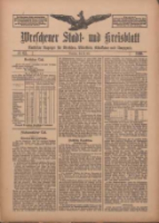 Wreschener Stadt und Kreisblatt: amtlicher Anzeiger f&uuml;r Wreschen, Miloslaw, Strzalkowo und Umgegend 1910.05.28 Nr63