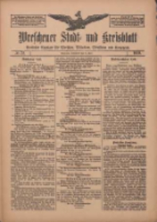 Wreschener Stadt und Kreisblatt: amtlicher Anzeiger für Wreschen, Miloslaw, Strzalkowo und Umgegend 1910.06.18 Nr72